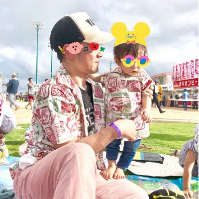 沖縄アロハシャツを着て子連れでフェス参戦 マンゴハウスの親子お揃いコーデが可愛すぎる マンゴハウスブログ