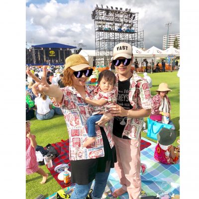 沖縄アロハシャツを着て子連れでフェス参戦 マンゴハウスの親子お揃いコーデが可愛すぎる マンゴハウスブログ