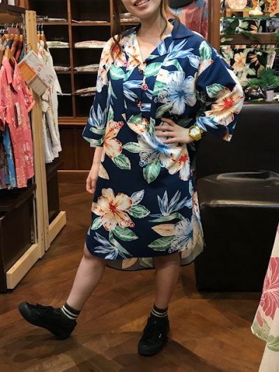 夏に一枚で着る沖縄アロハワンピ 夏のワンピにはこだわりが多いもの マンゴハウスブログ