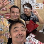 前回選んでいただいたかりゆしウェアを着て、リピーター様ご来店♪